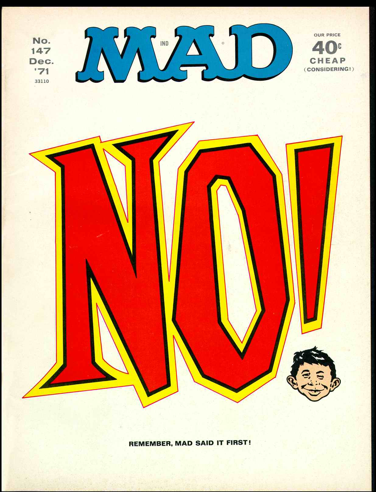 Mad #147 cover