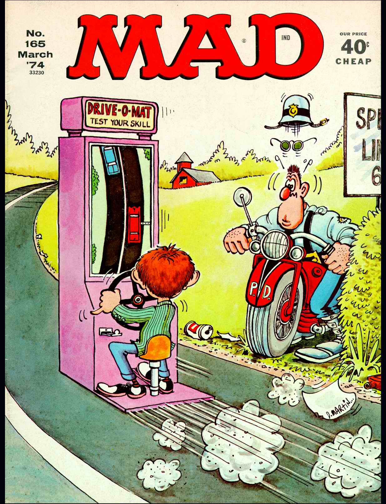 Mad #165 cover