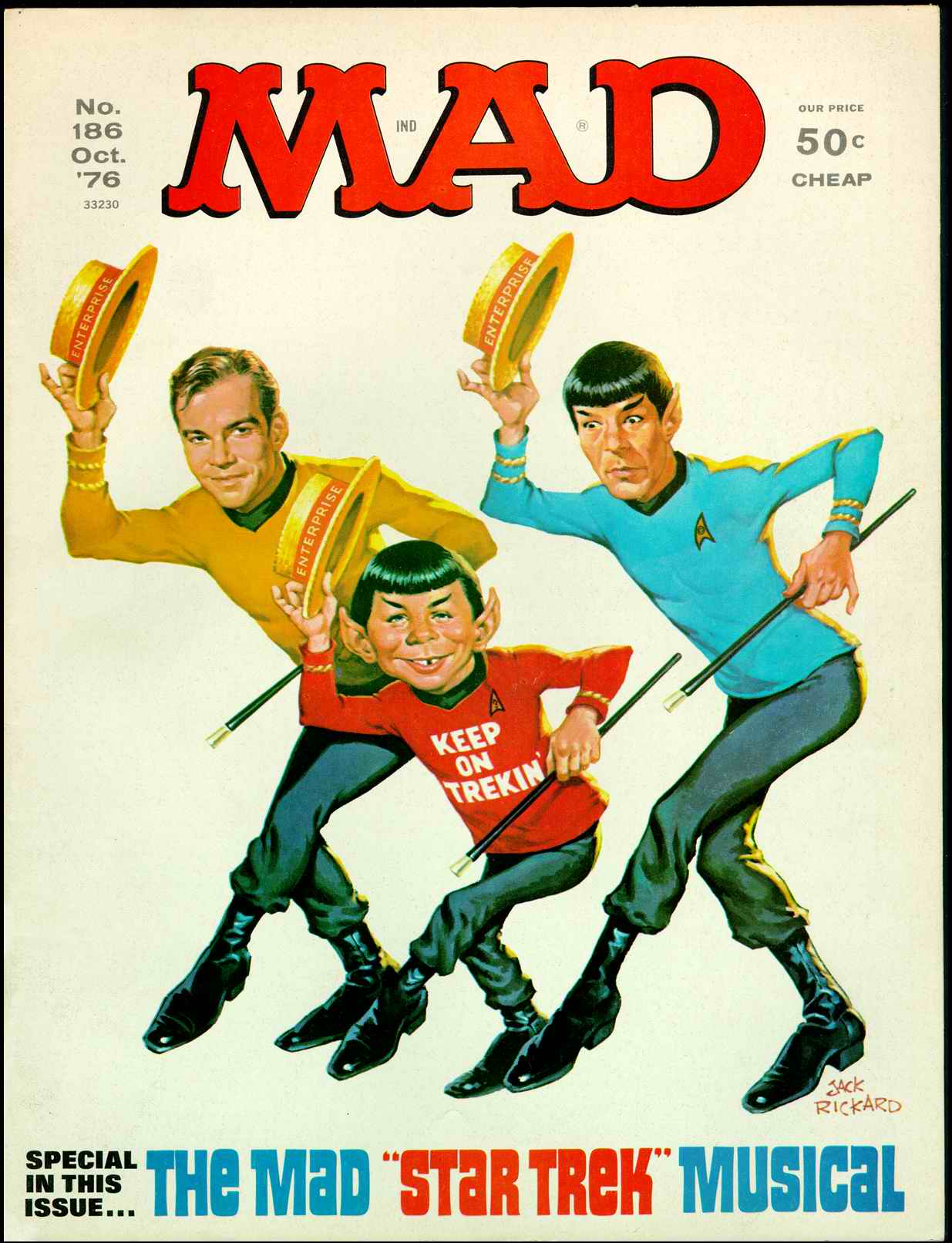 Mad #186 cover