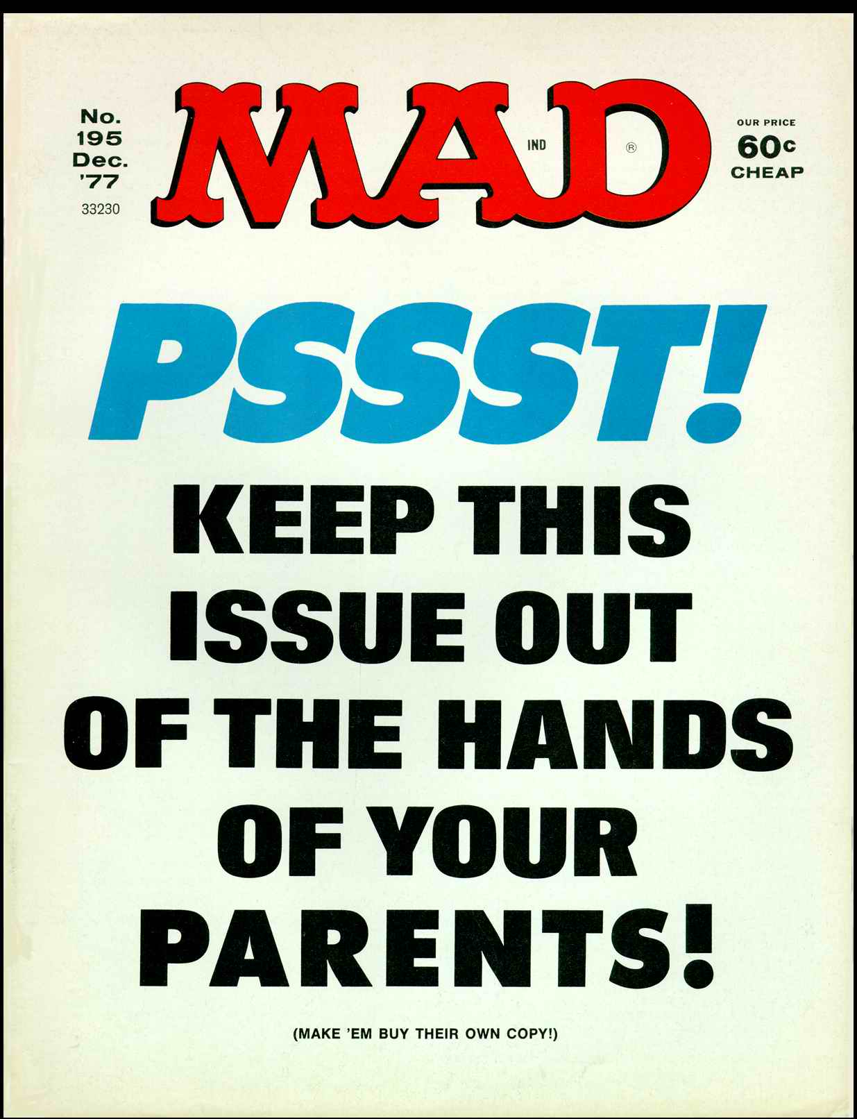 Mad #195 cover