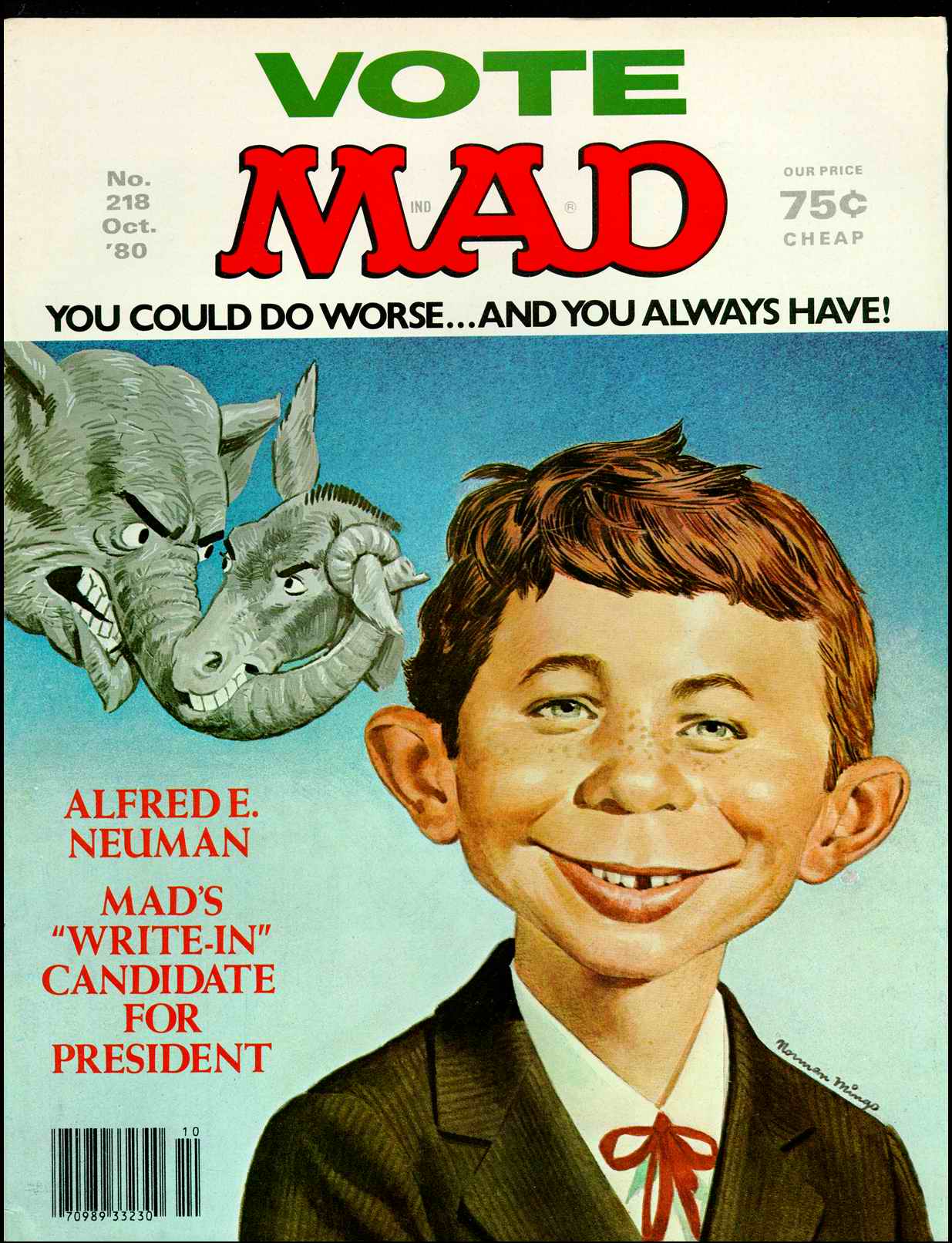 Mad #218 cover