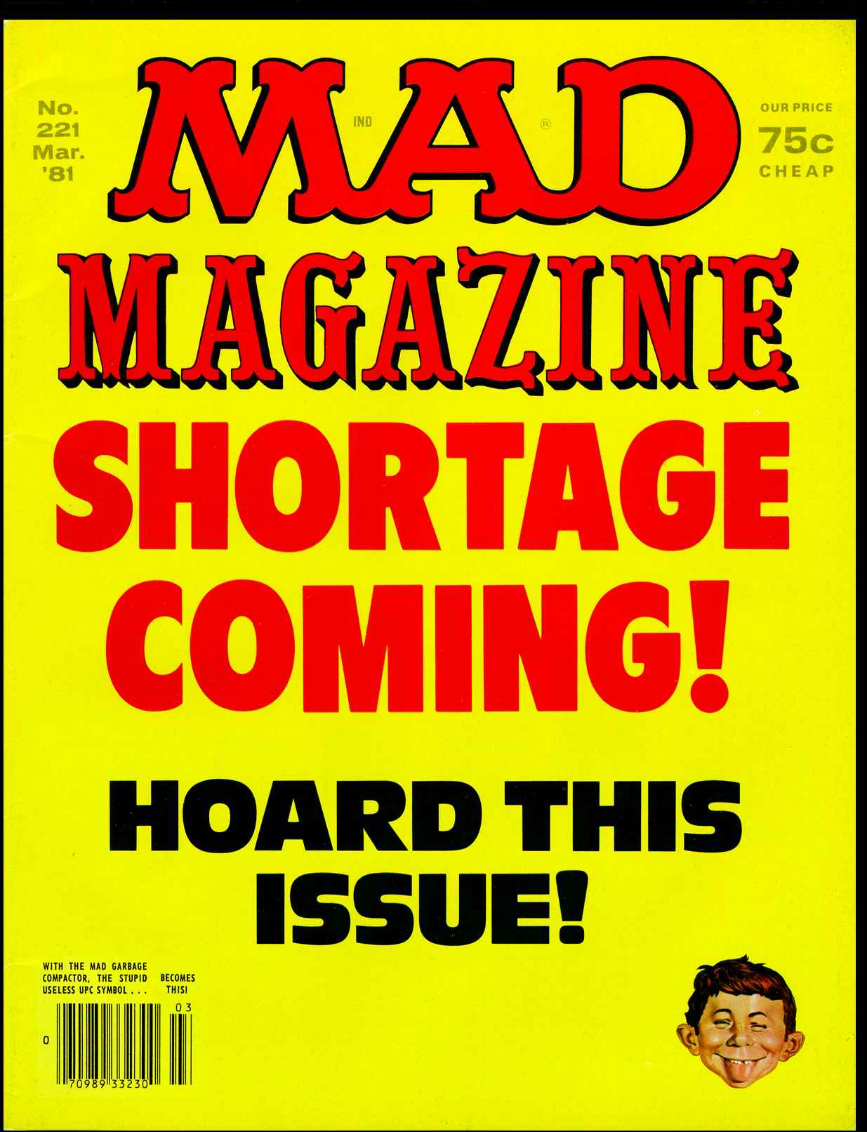 Mad #221 cover