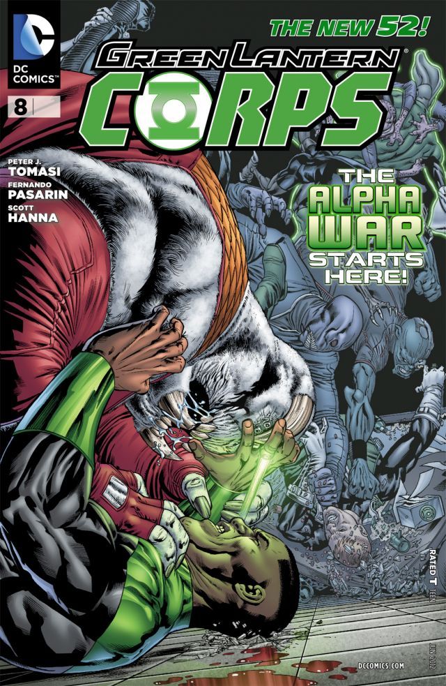 Green Lantern Corps #8 cover
