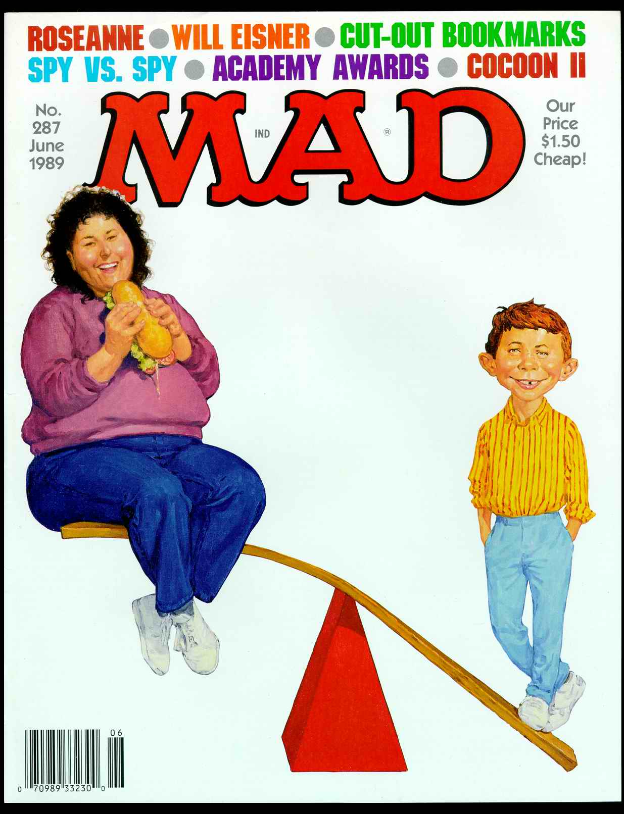 Mad #287 cover