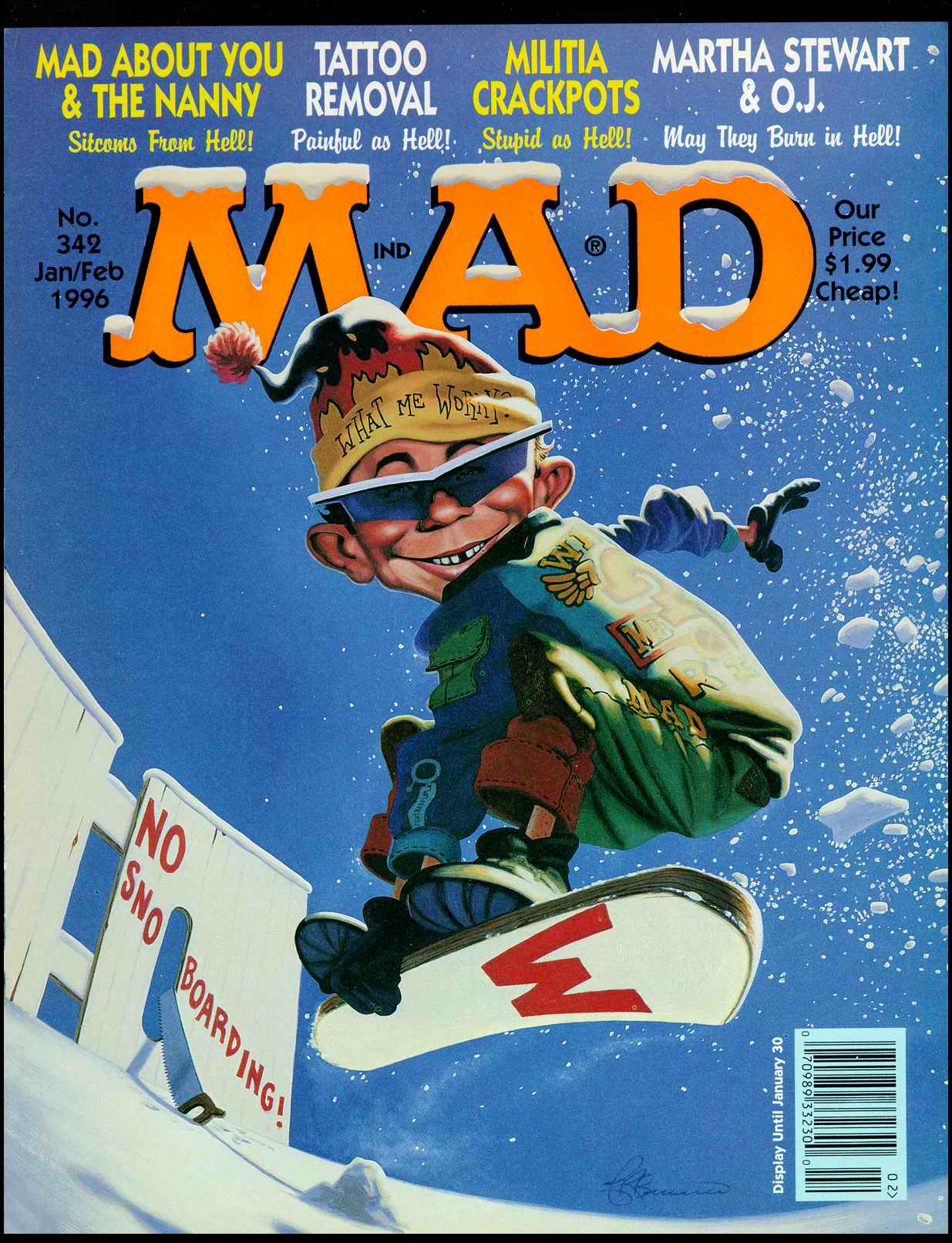 Mad #342 cover
