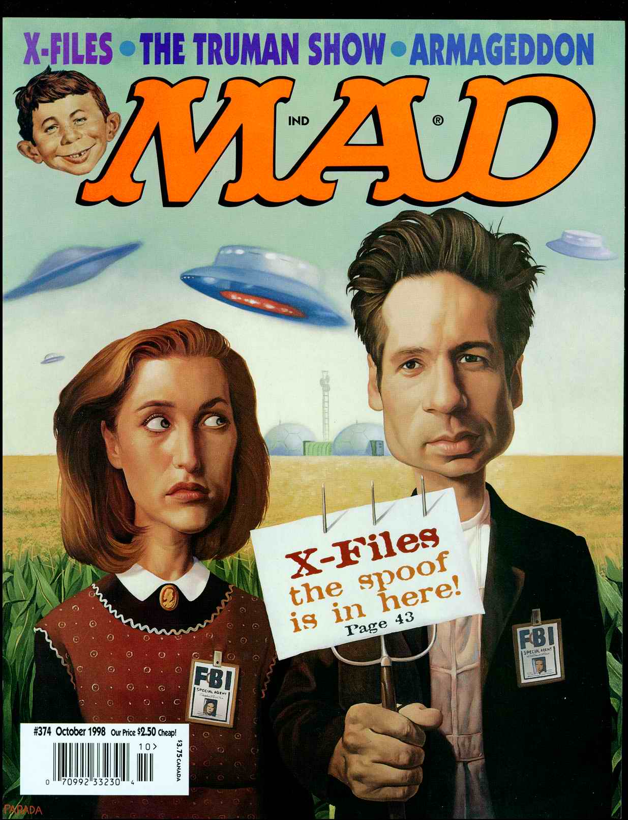 Mad #374 cover