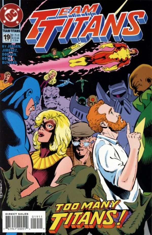 Team Titans #19 cover