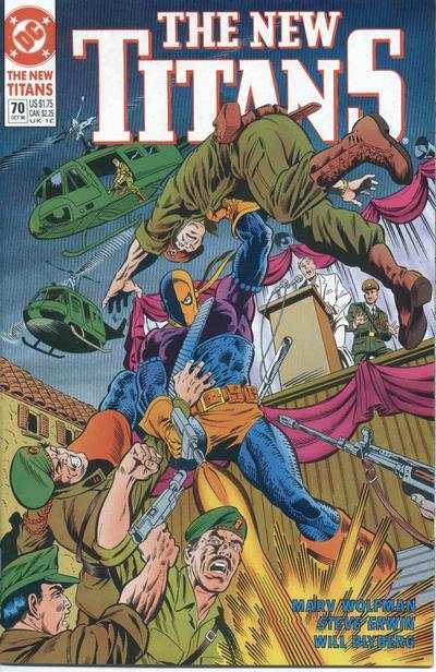 The New Titans #70 cover