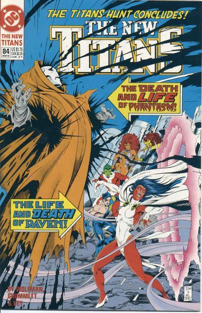 The New Titans #84 cover