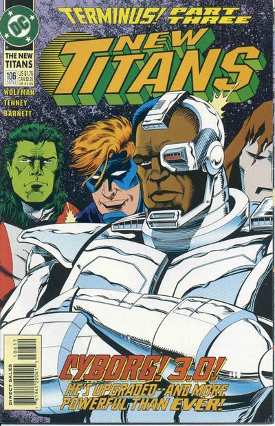 The New Titans #106 cover