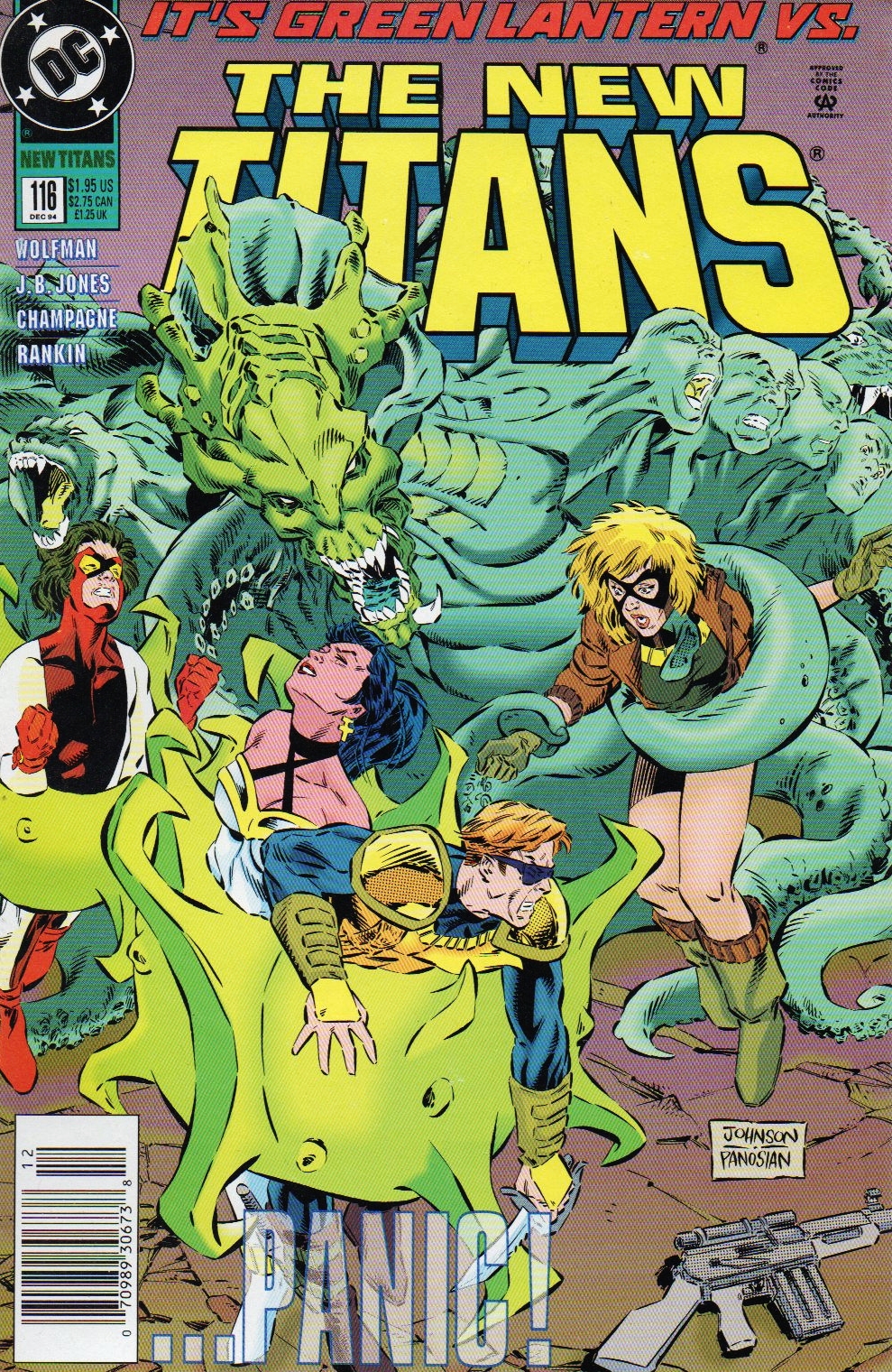 The New Titans #116 cover