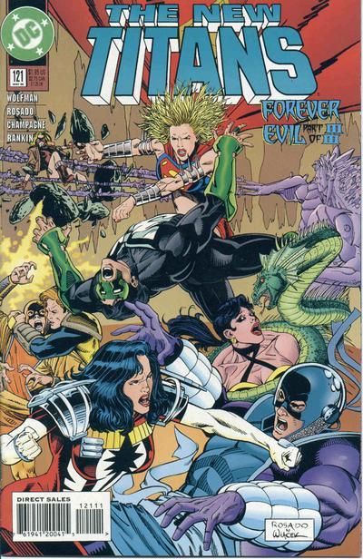 The New Titans #121 cover