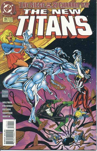 The New Titans #124 cover