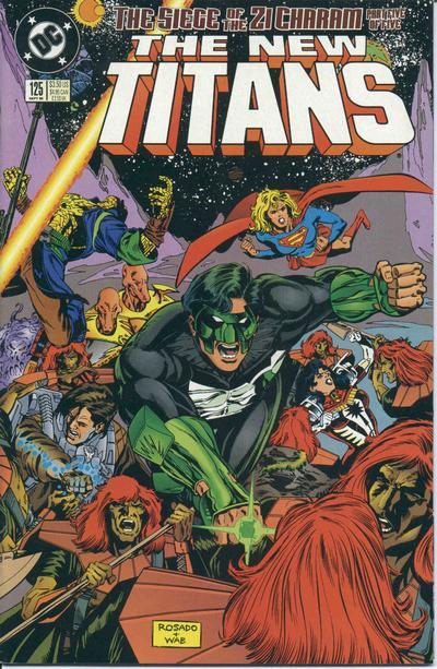 The New Titans #125 cover