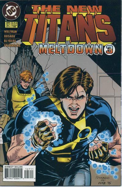 The New Titans #127 cover