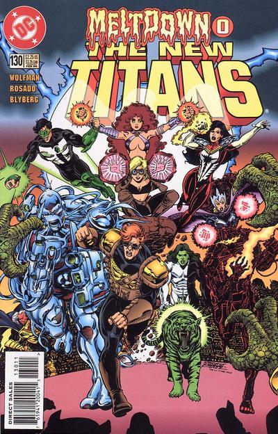 The New Titans #130 cover
