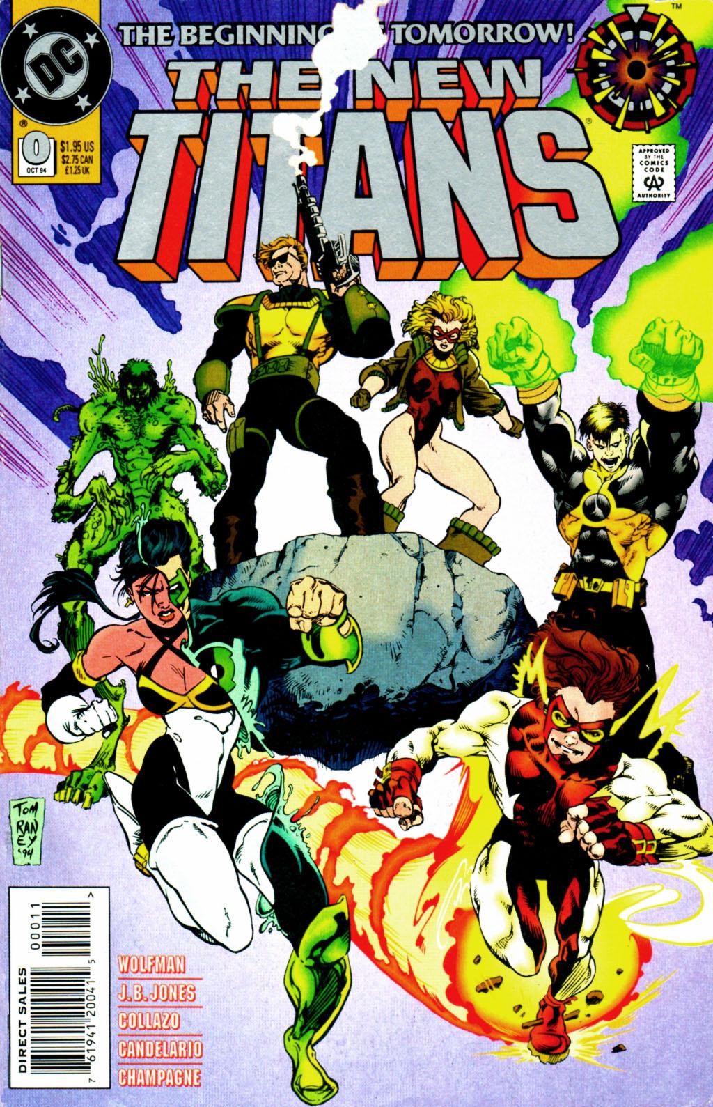 The New Titans #0 cover