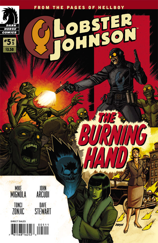 Lobster Johnson: The Burning Hand #5 [10] cover