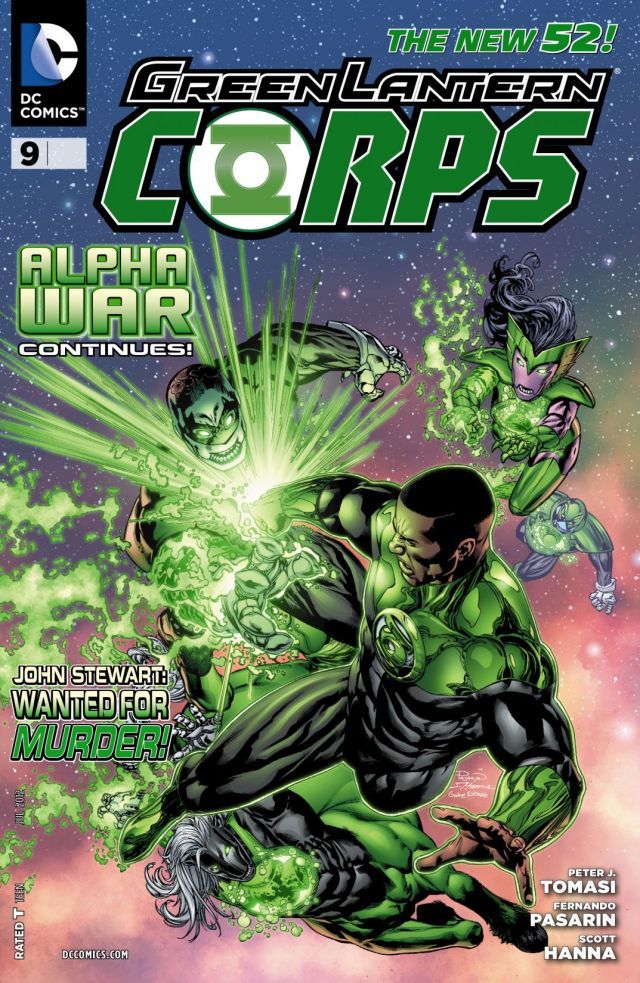 Green Lantern Corps #9 cover
