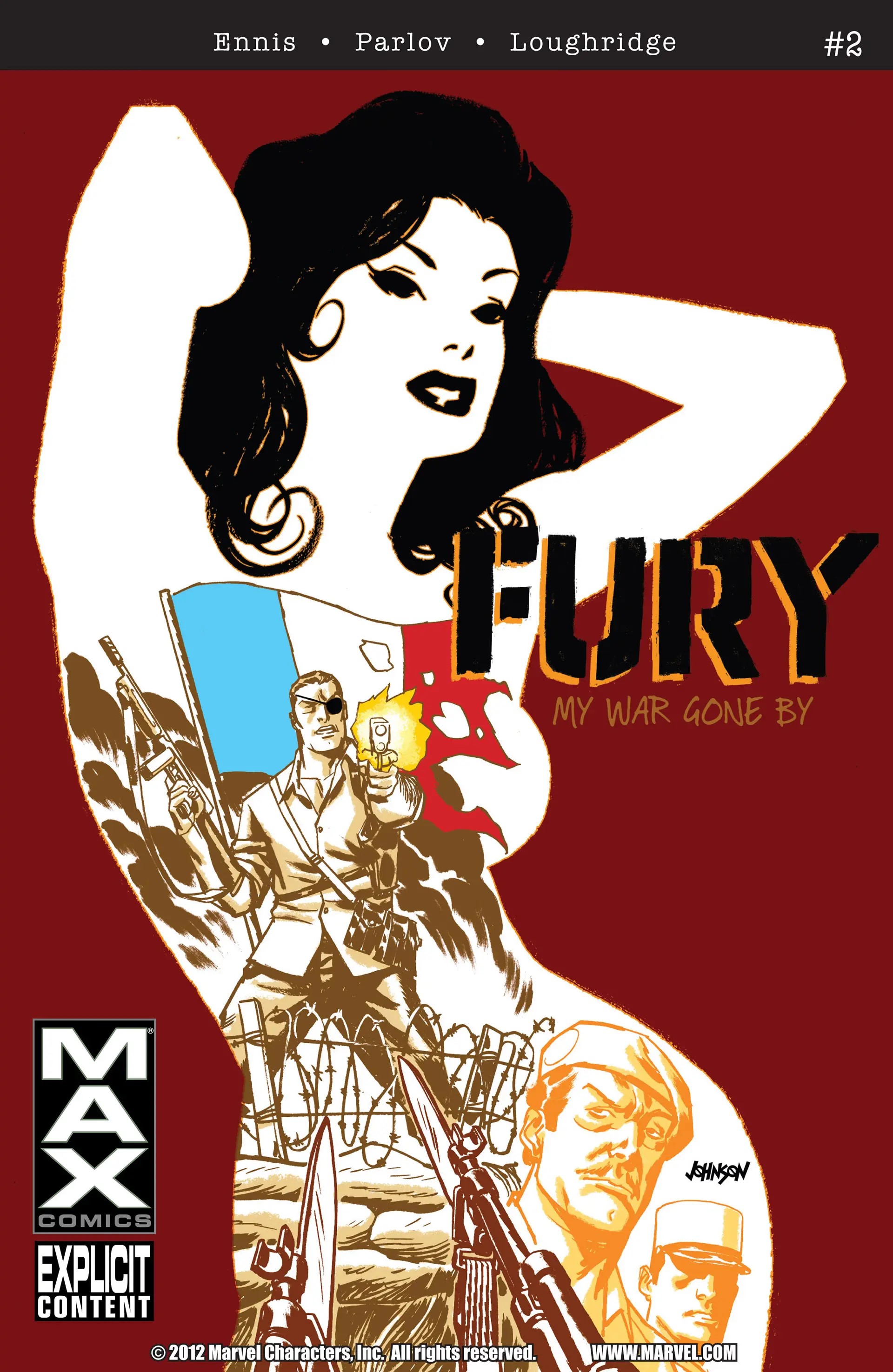 Fury Max #2 cover