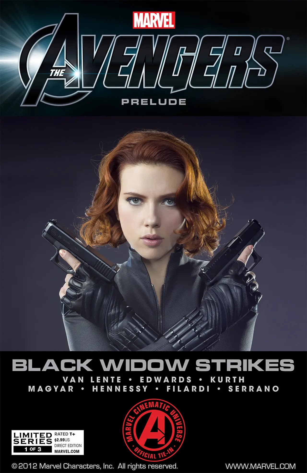 Marvel's The Avengers: Black Widow Strikes #1 cover