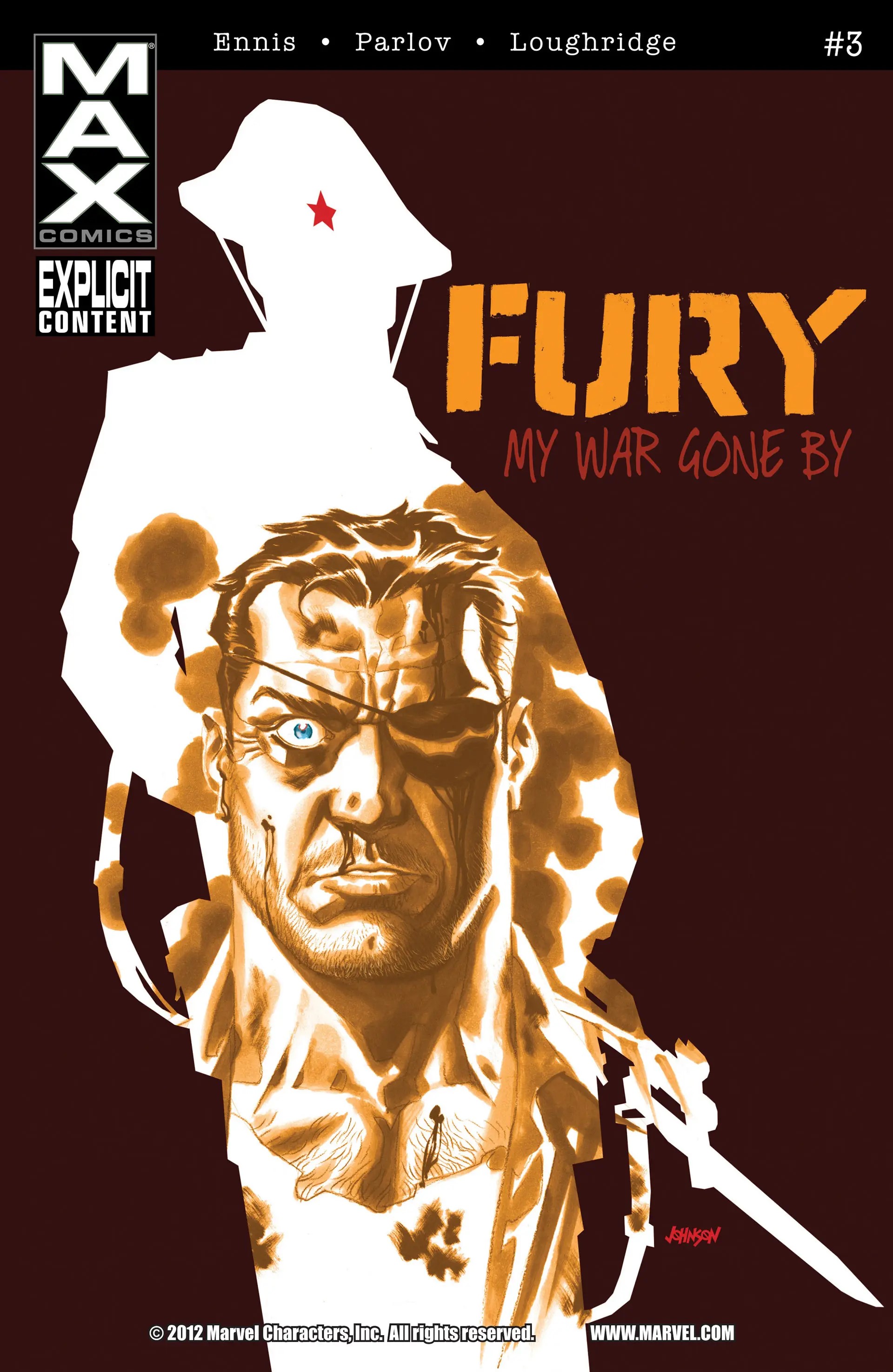 Fury Max #3 cover