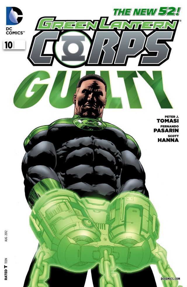 Green Lantern Corps #10 cover