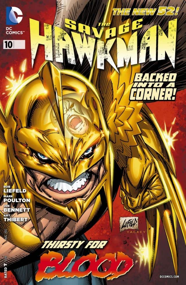 The Savage Hawkman #10 cover