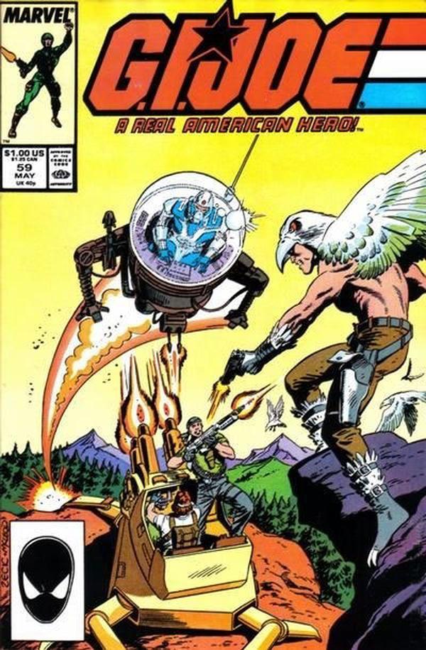 G.I. Joe, a Real American Hero #59 cover