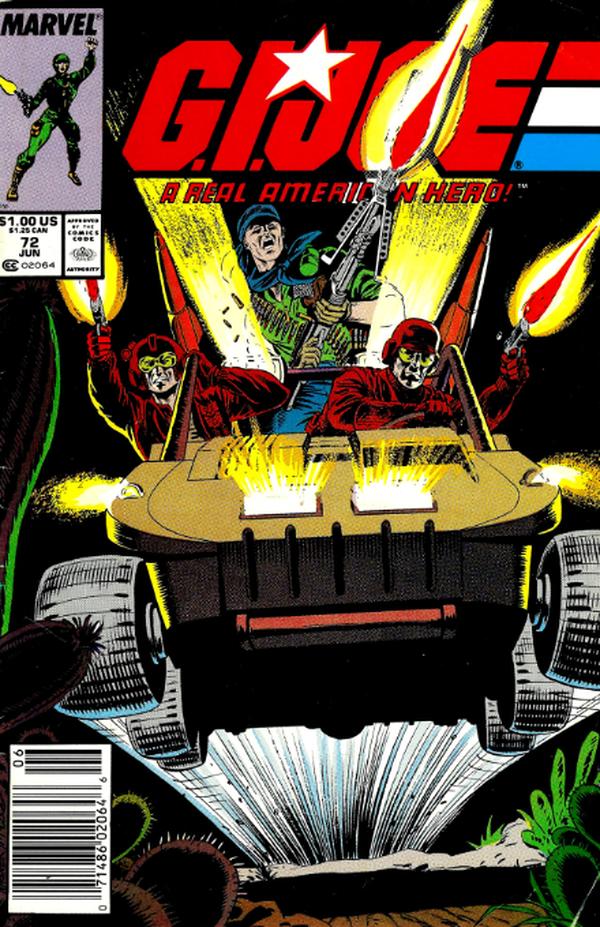 G.I. Joe, a Real American Hero #72 cover