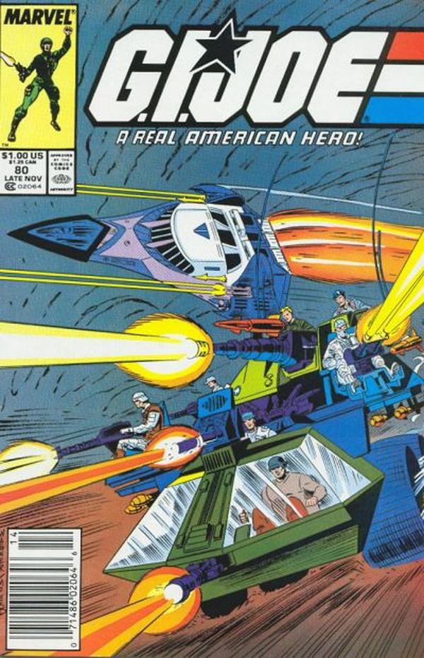 G.I. Joe, a Real American Hero #80 cover
