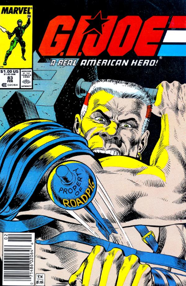 G.I. Joe, a Real American Hero #83 cover