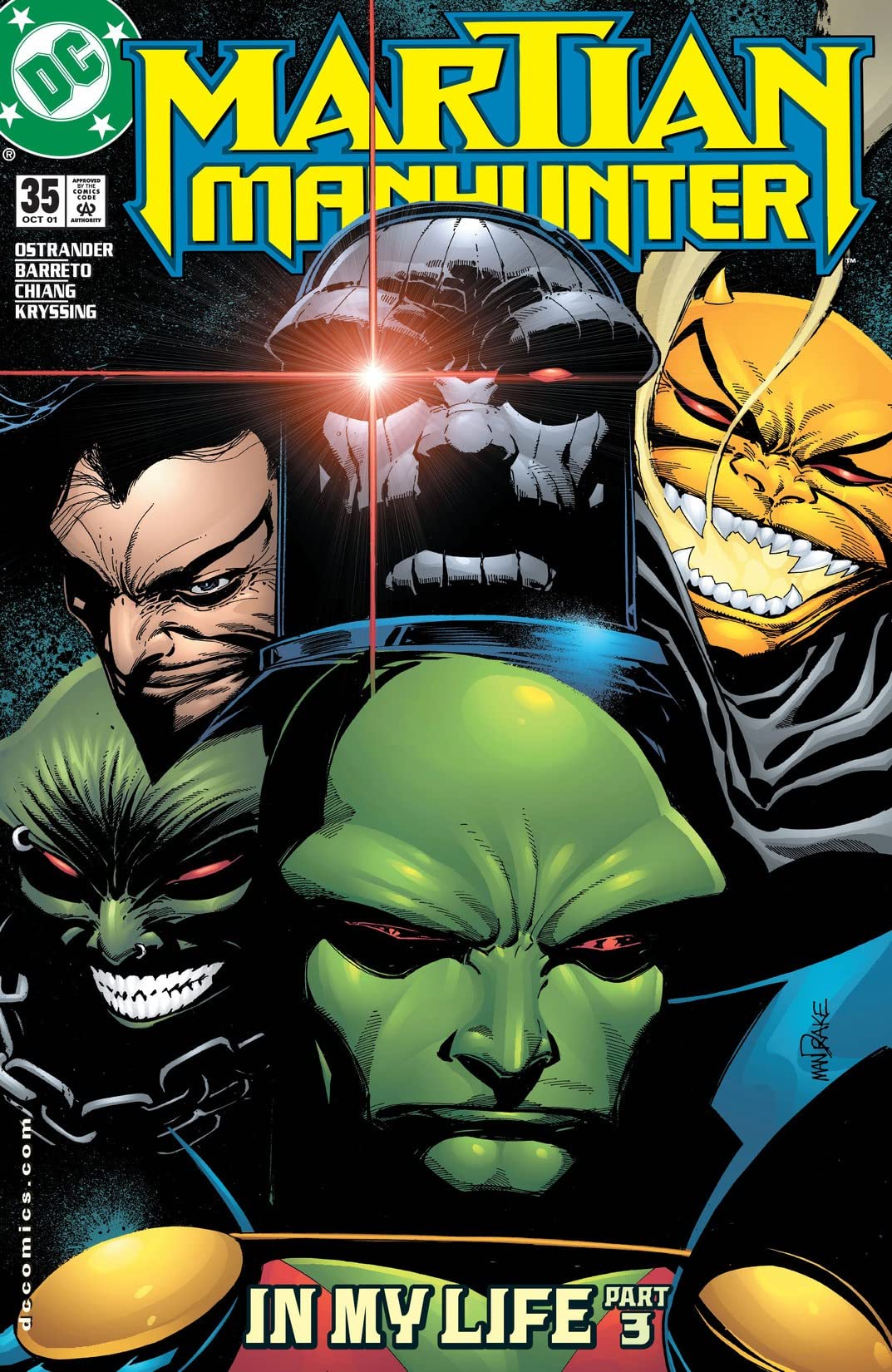 Martian Manhunter #35 cover