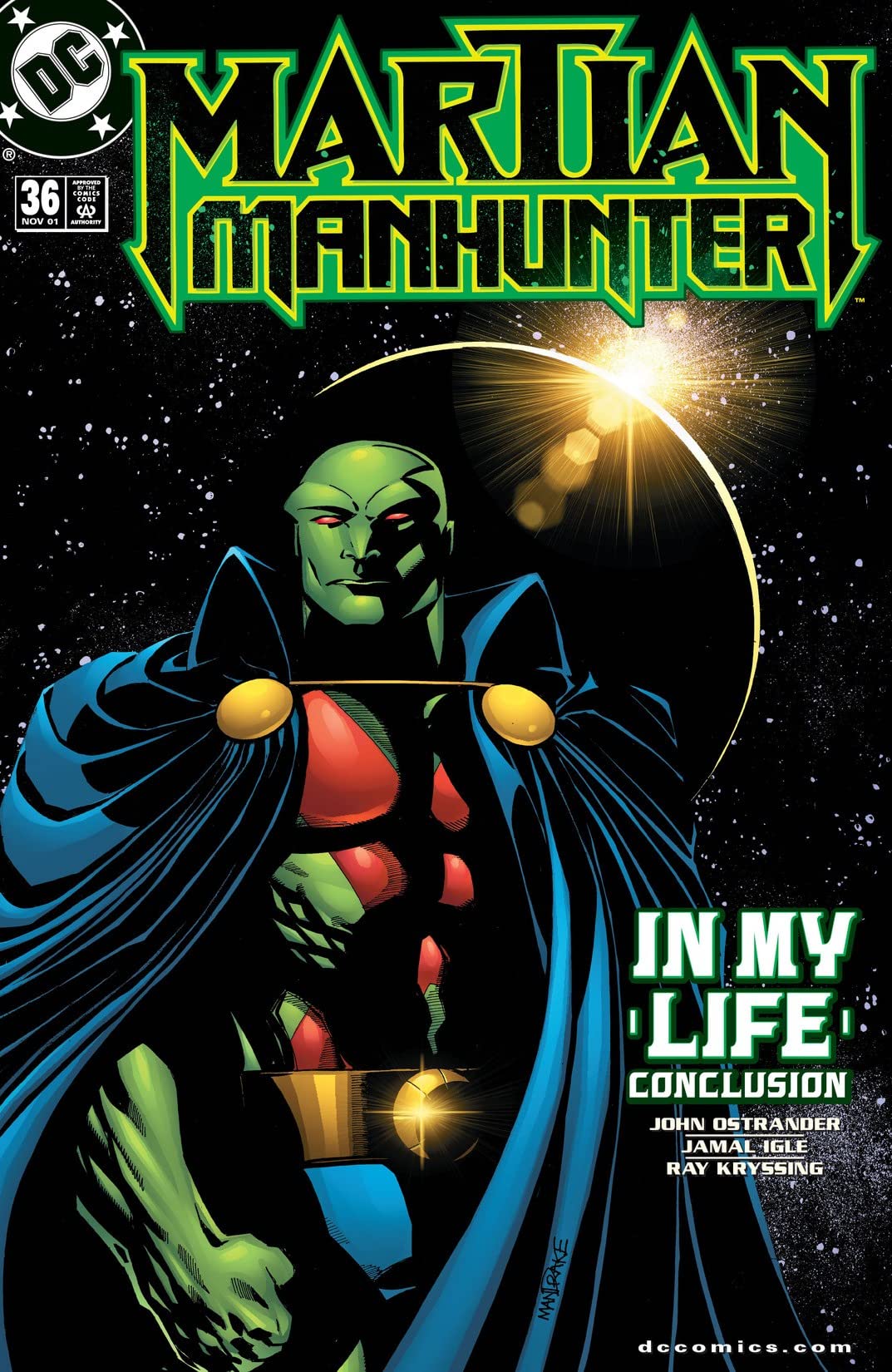 Martian Manhunter #36 cover