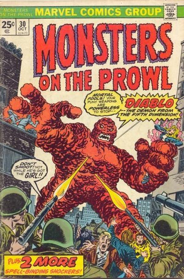 Monsters on the Prowl #30 cover