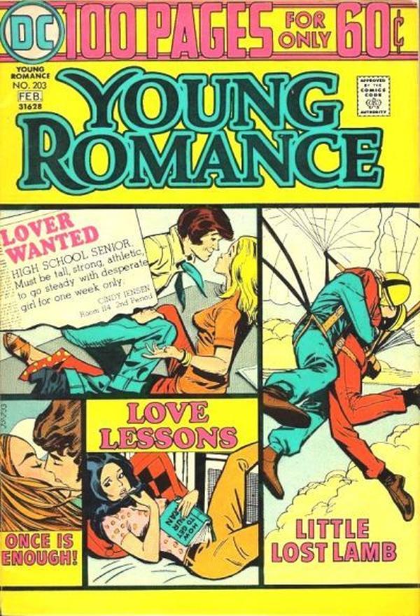 Young Romance #203 cover