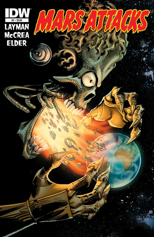Mars Attacks #2 cover