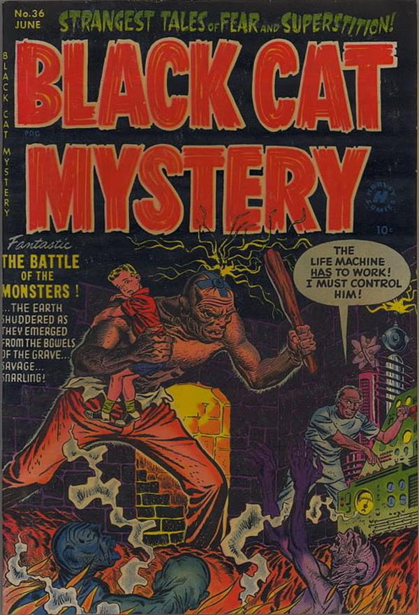 Black Cat Comics #36 cover
