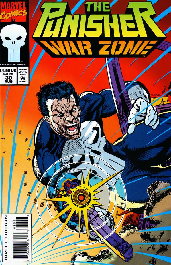 The Punisher: War Zone #30 cover