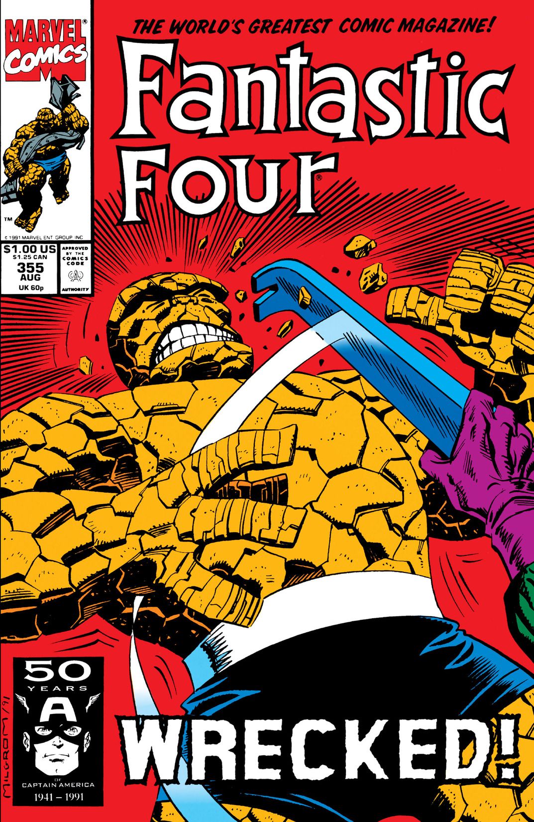 Fantastic Four #355 cover