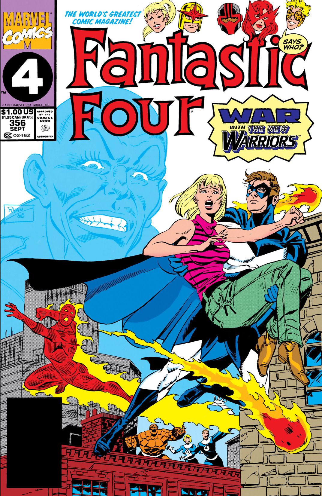 Fantastic Four #356 cover