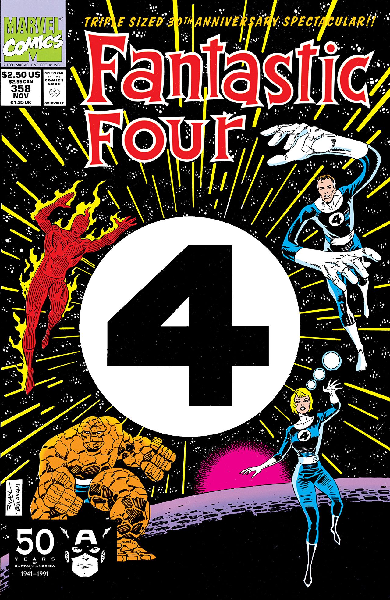 Fantastic Four #358 cover