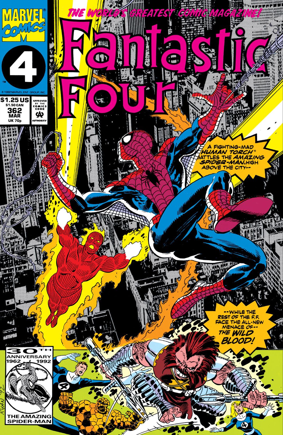 Fantastic Four #362 cover