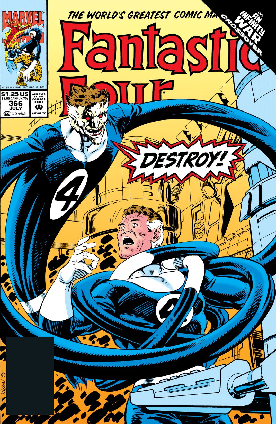 Fantastic Four #366 cover