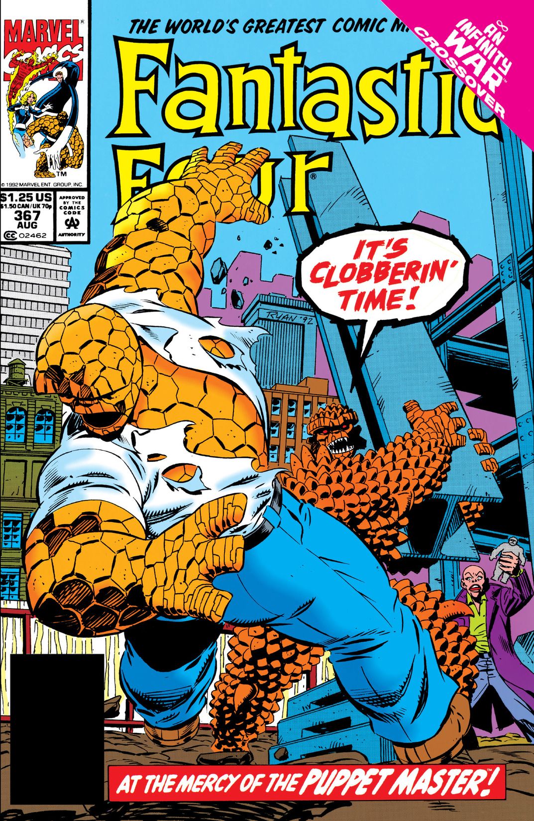 Fantastic Four #367 cover