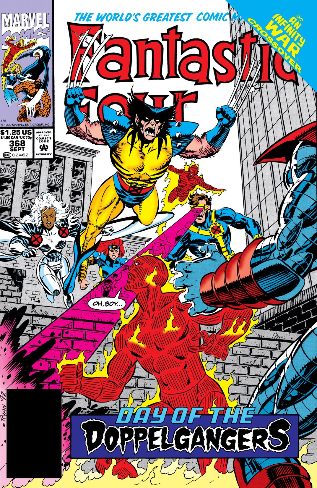 Fantastic Four #368 cover