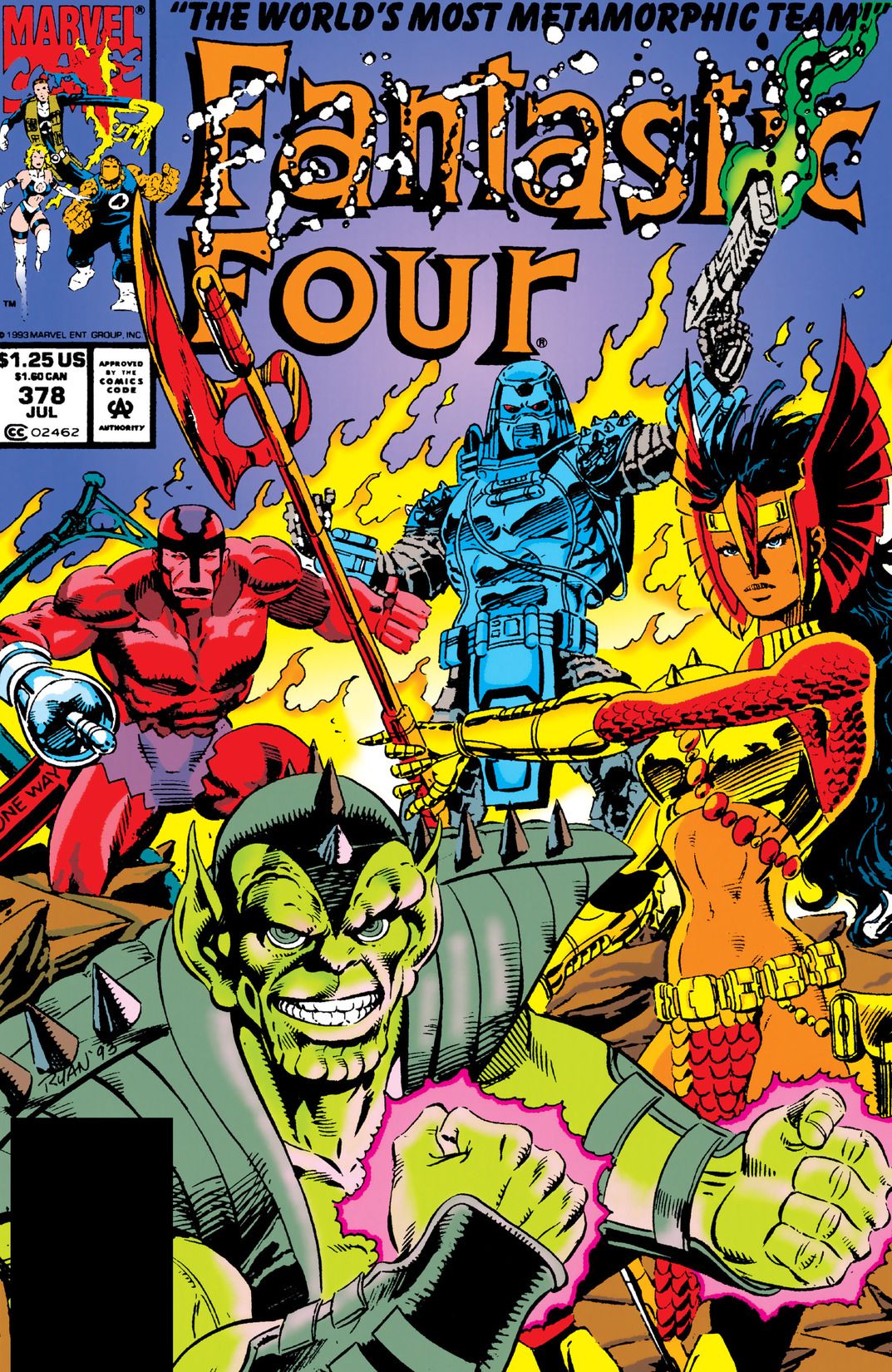 Fantastic Four #378 cover