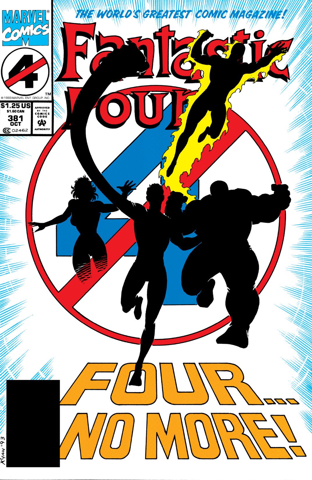 Fantastic Four #381 cover