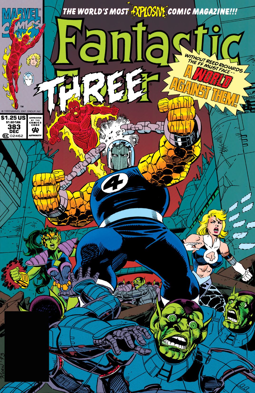 Fantastic Four #383 cover