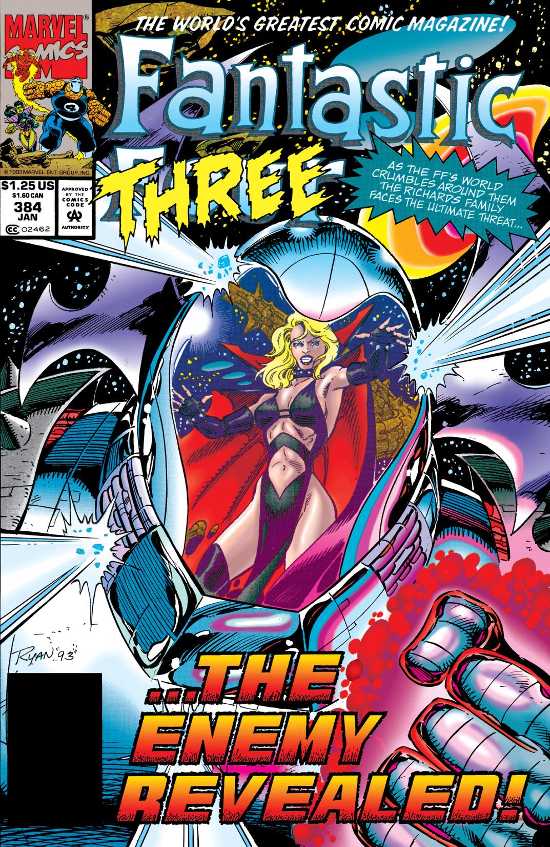 Fantastic Four #384 cover